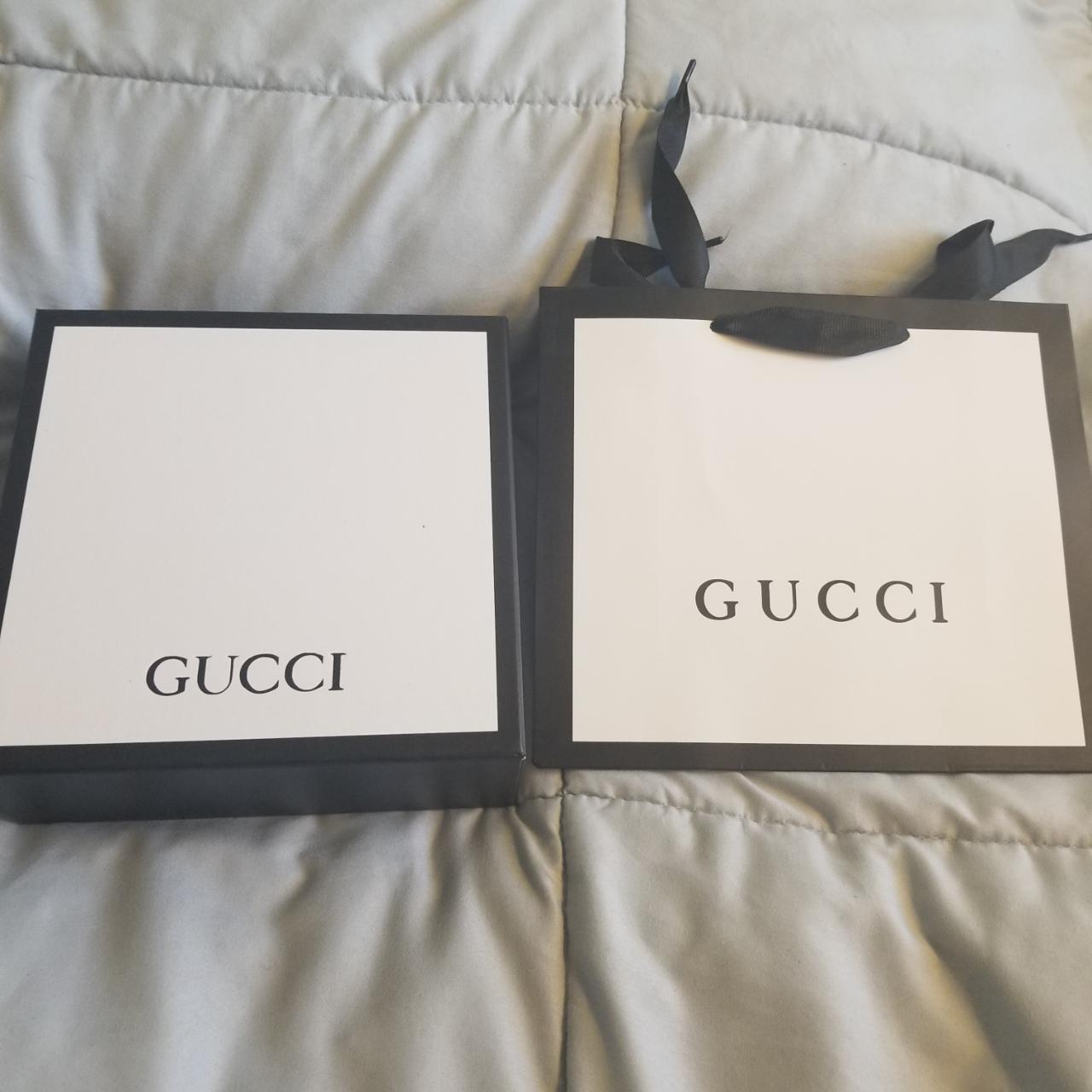 Black and Silver Gucci Belt Brand New 100CM - Depop