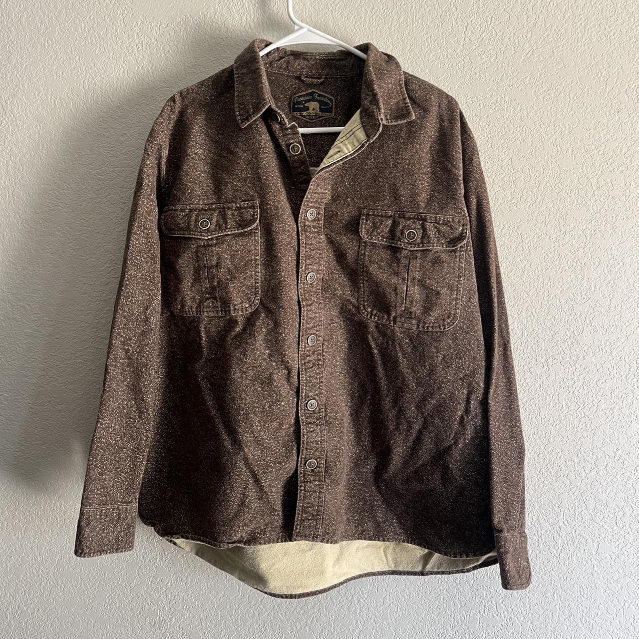 freedom foundry button down shirt. (XL) - Depop