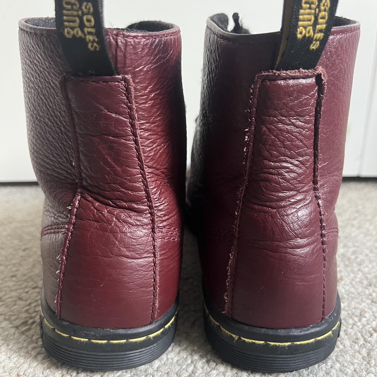 Dr. Martens Leyton Boots Oxblood Red