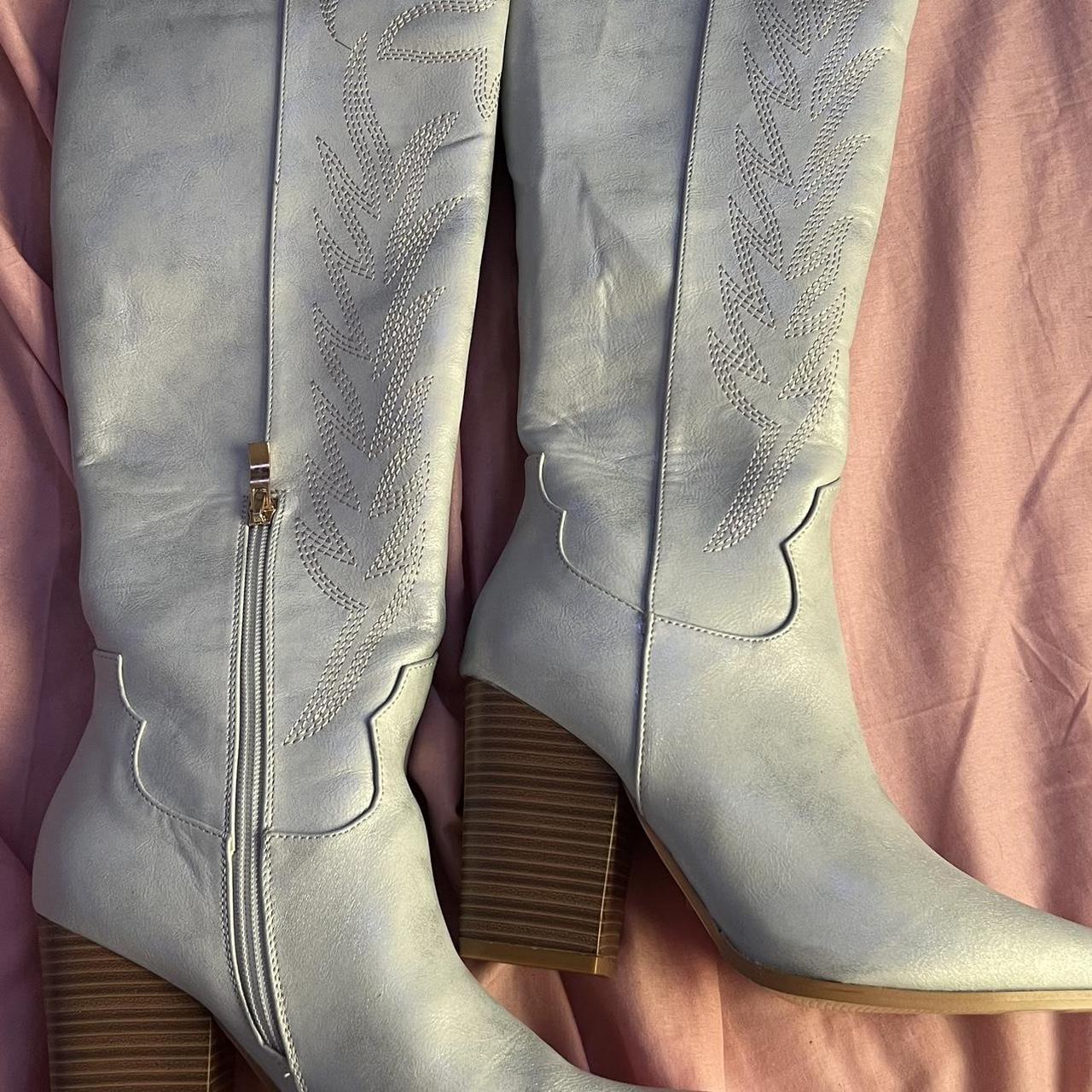 Silver boots from forever 21