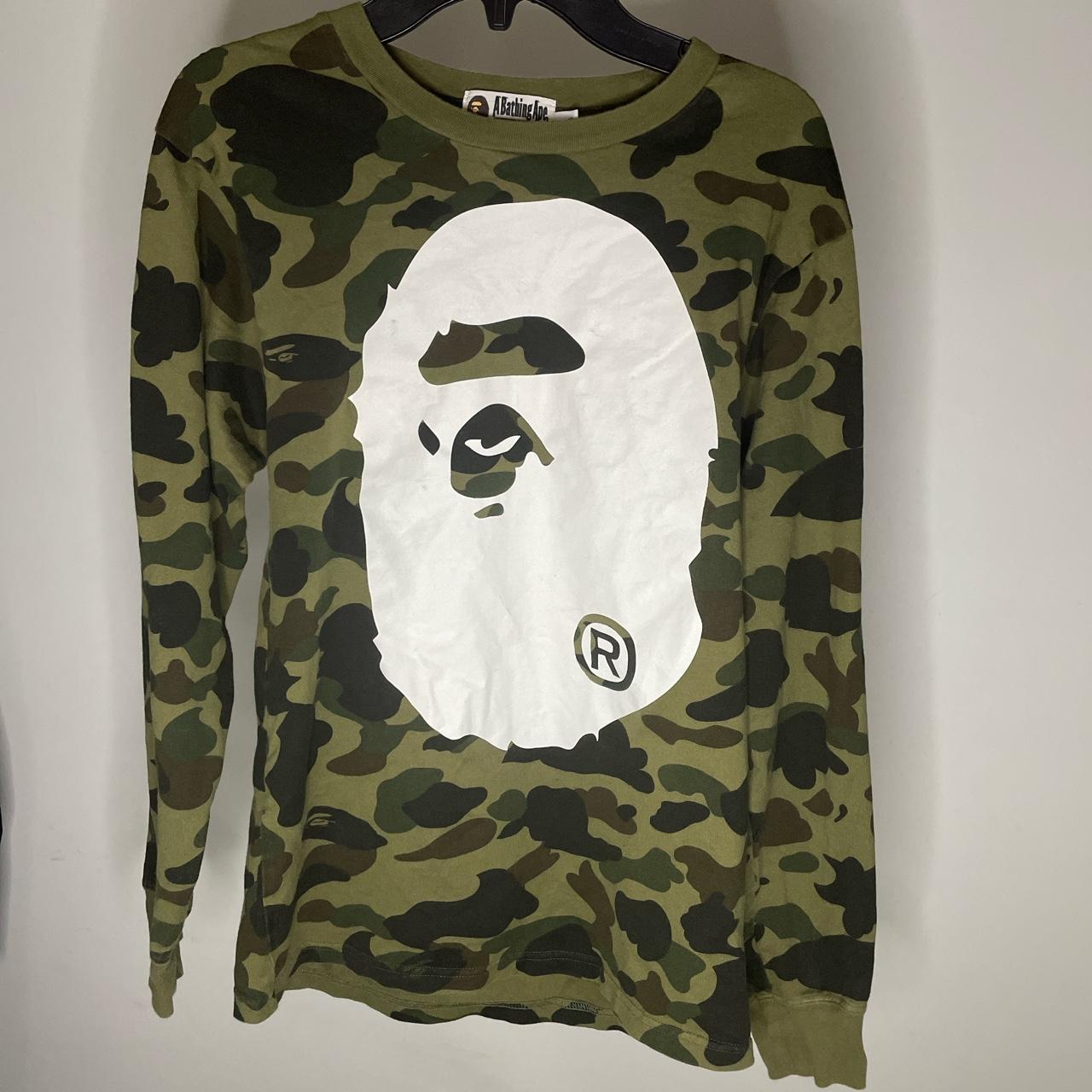 Authentic BAPE Long Sleeve, almost... - Depop