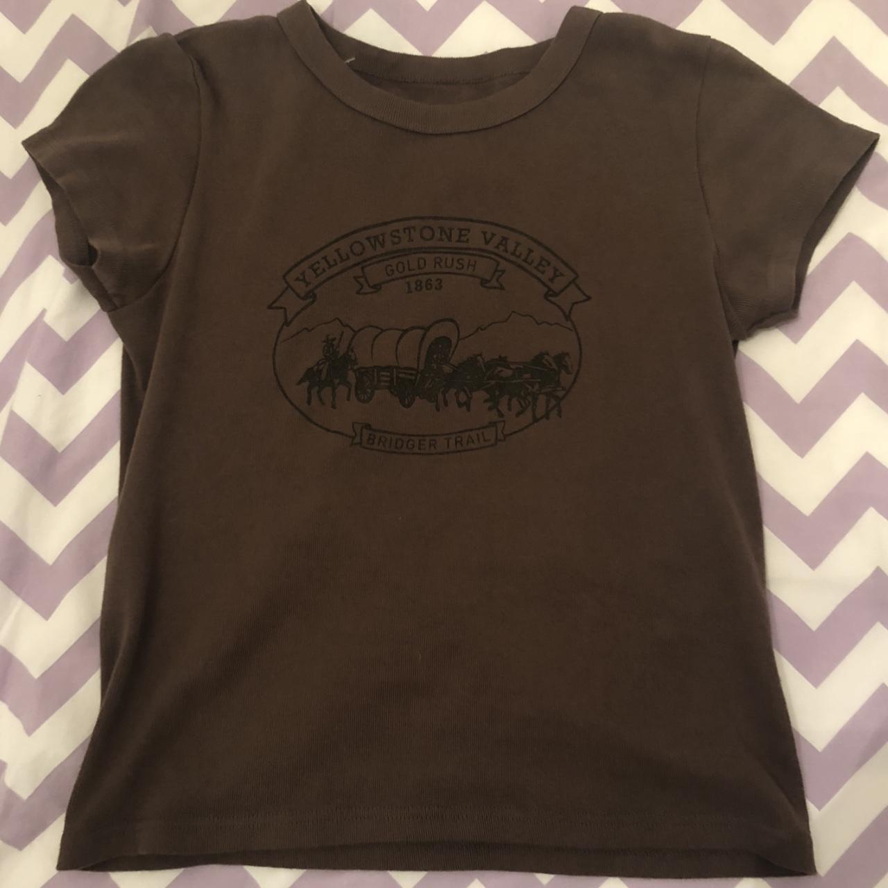 Brandy Melville Yellowstone valley t shirt. In... Depop