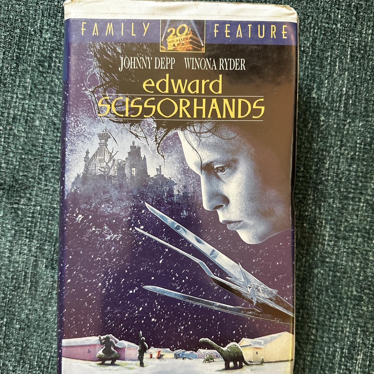 Edward scissorhands vhs tape #disney #nostalgia... - Depop