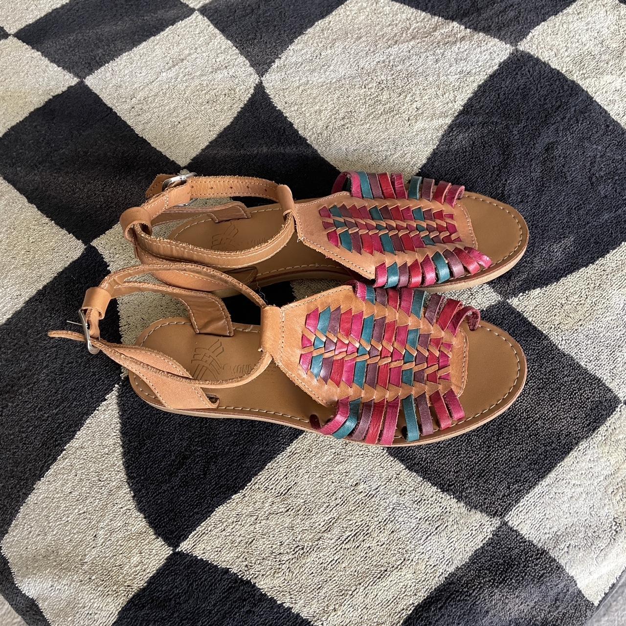 Mexican leather huarache sandals sale