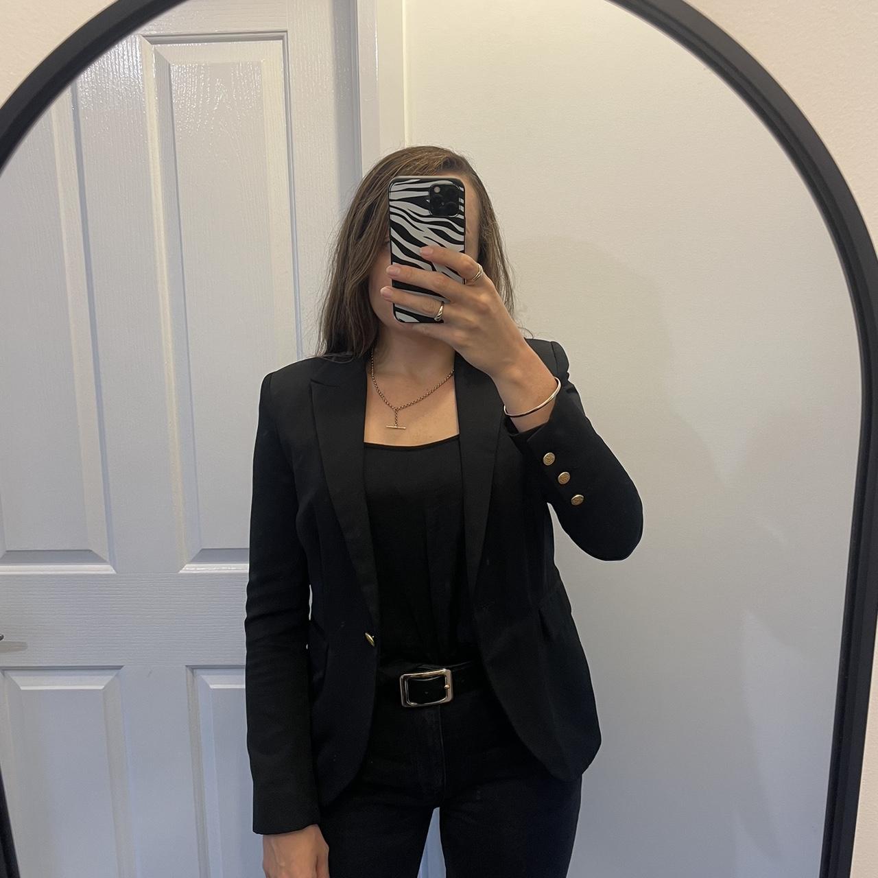 CAMILLA AND MARC BLAZER Black blazer with gold. Depop