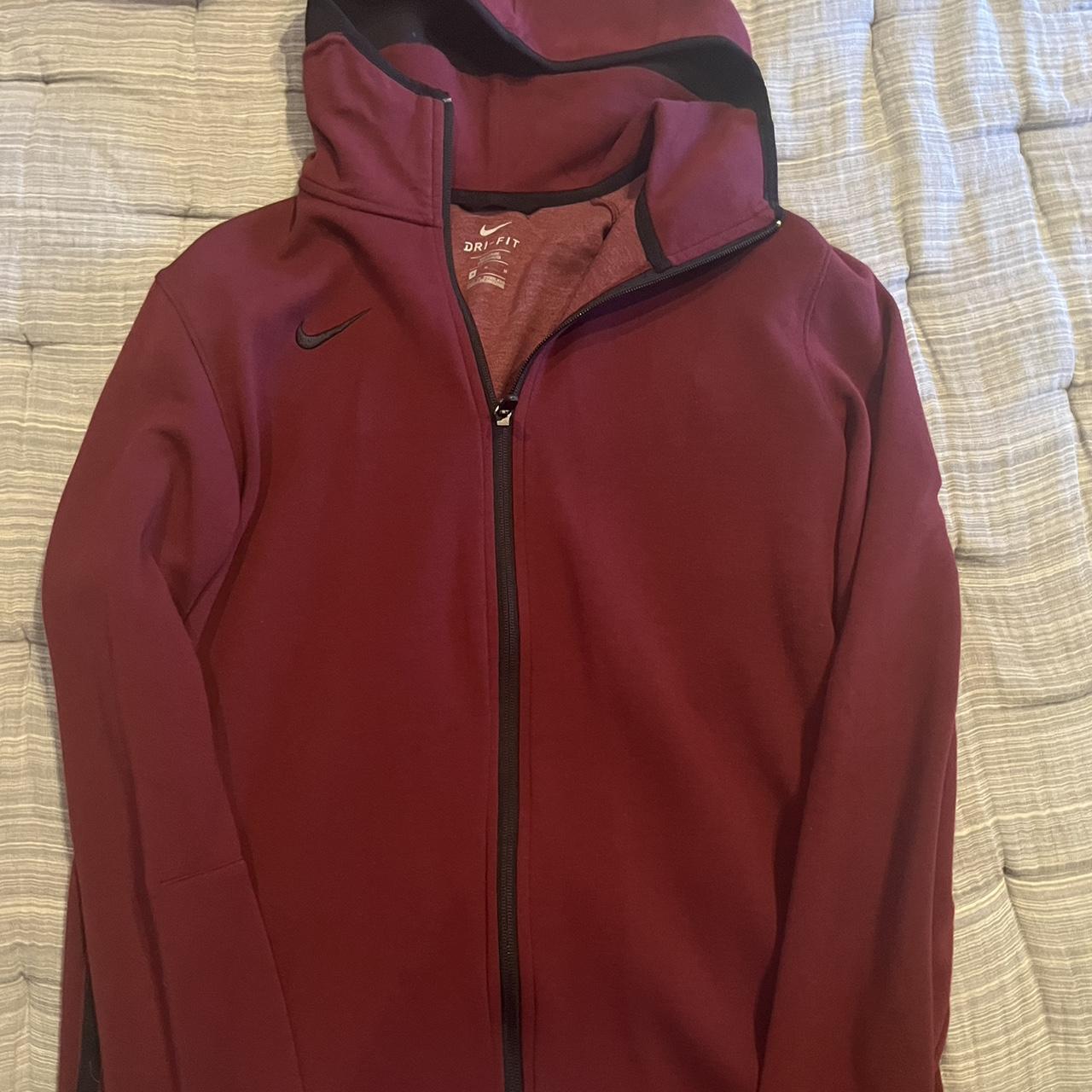 nike full zip reissue jacket in red