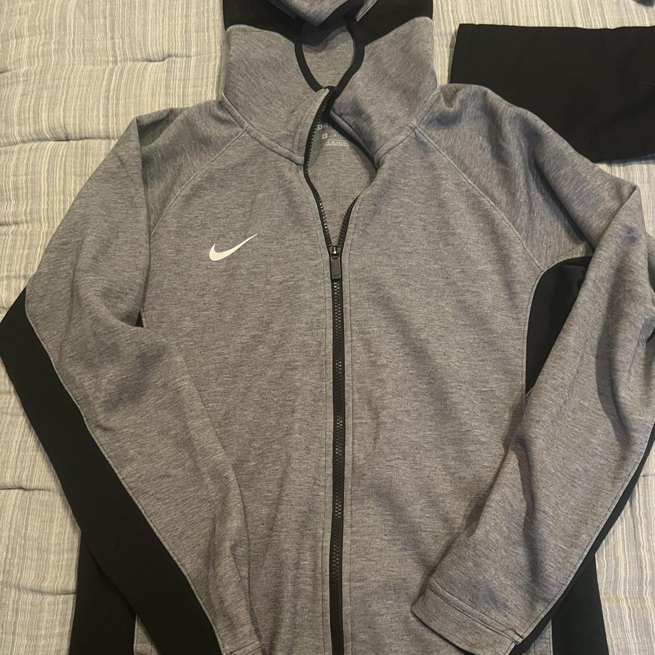 nike zip up grey