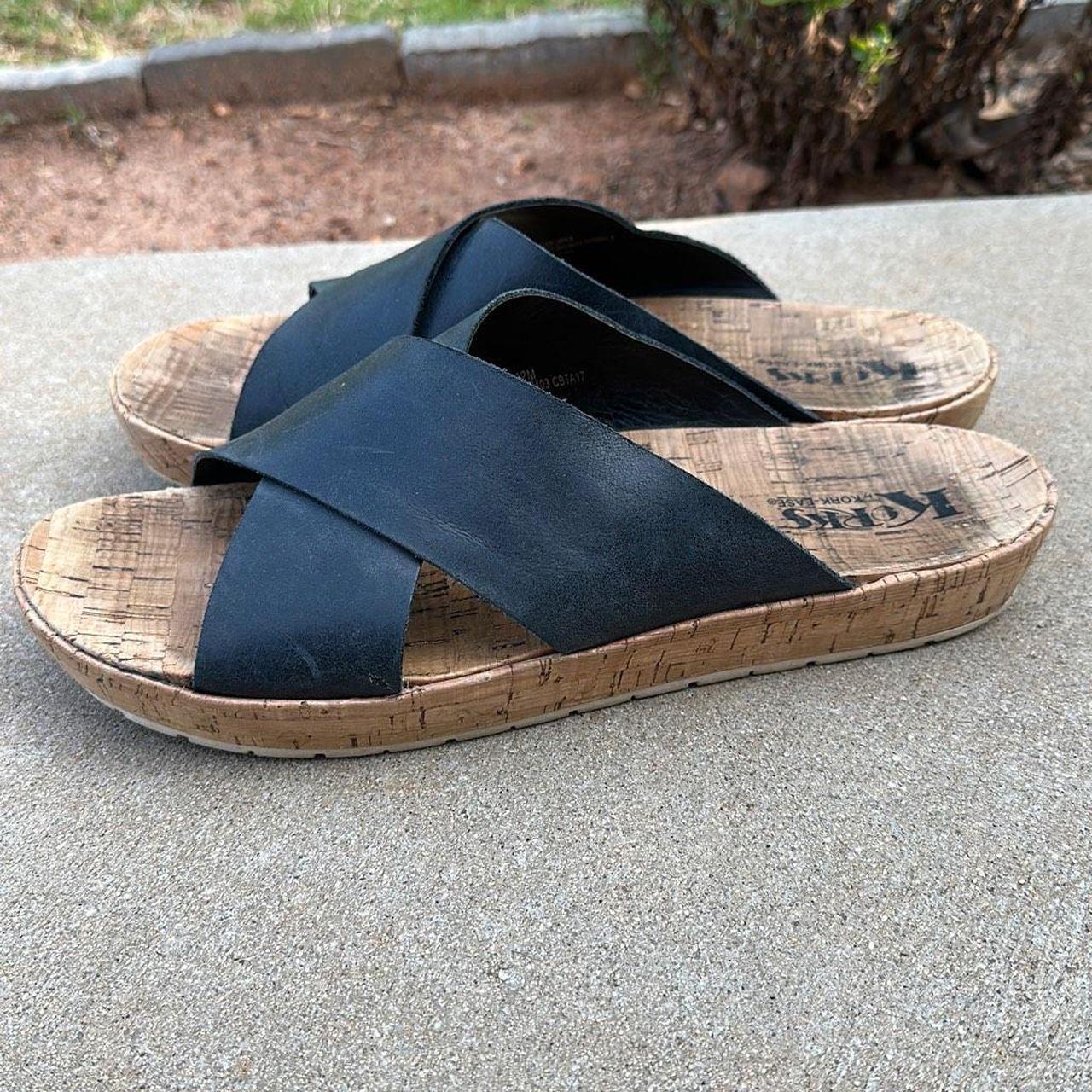 Korks Kork Ease Amboy Criss Cross Platform Sandals... Depop