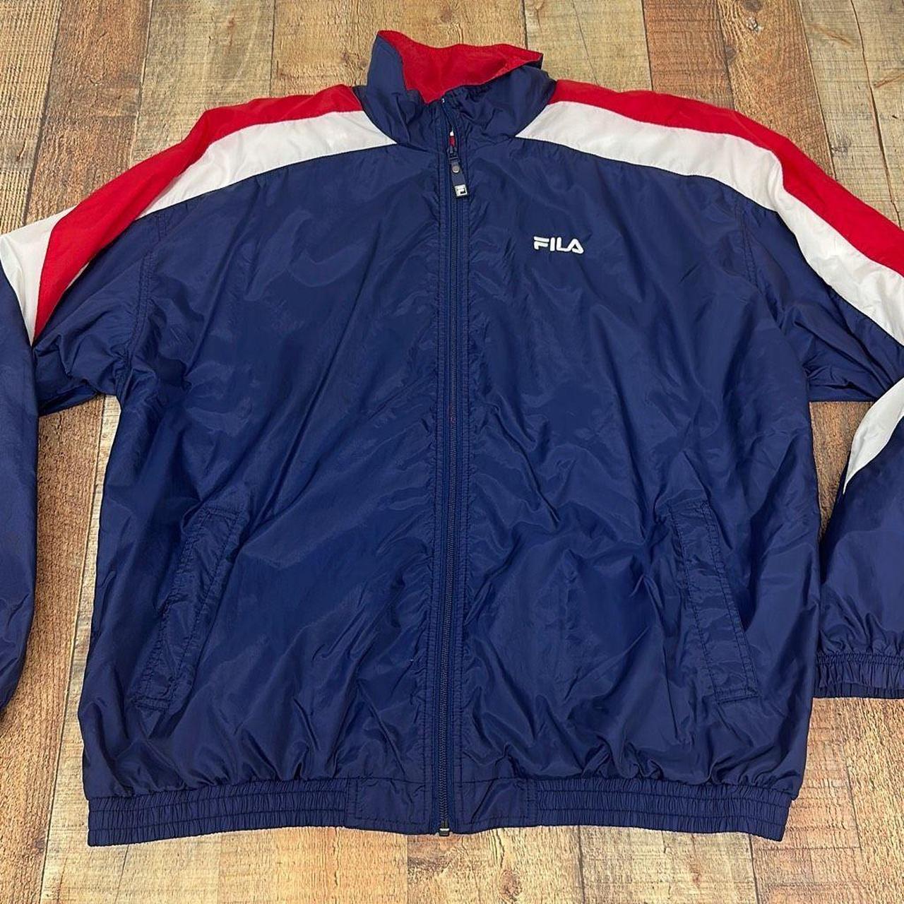 Vintage fila deals windbreaker