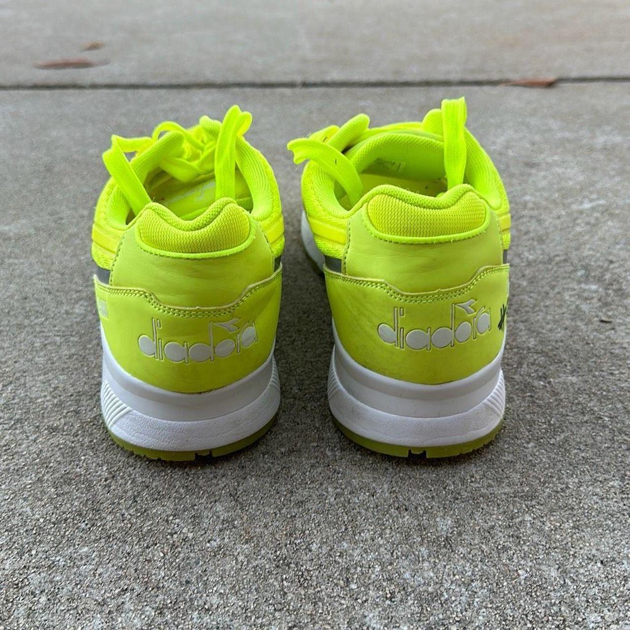Men's Diadora n9000 Fluorescent Yellow Depop