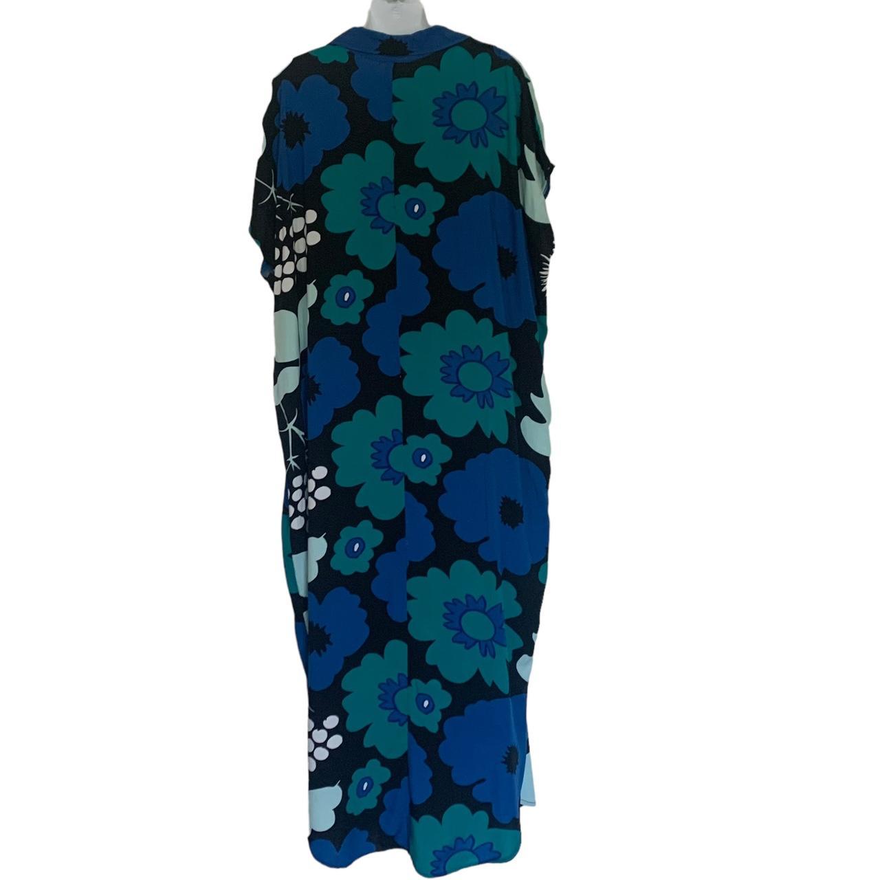 Marimekko for Target Floral Long Caftan Dress Size... Depop