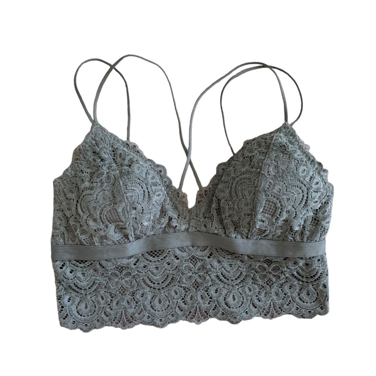 Gilly Hicks Chenille Lace Triangle Longline, Bralette