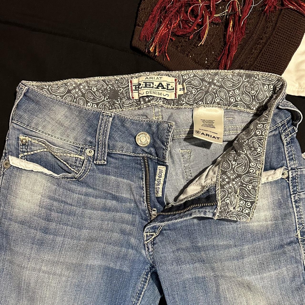 Ariat Flare Jeans 💙👖 size 4 / 27 vintagedenim... Depop