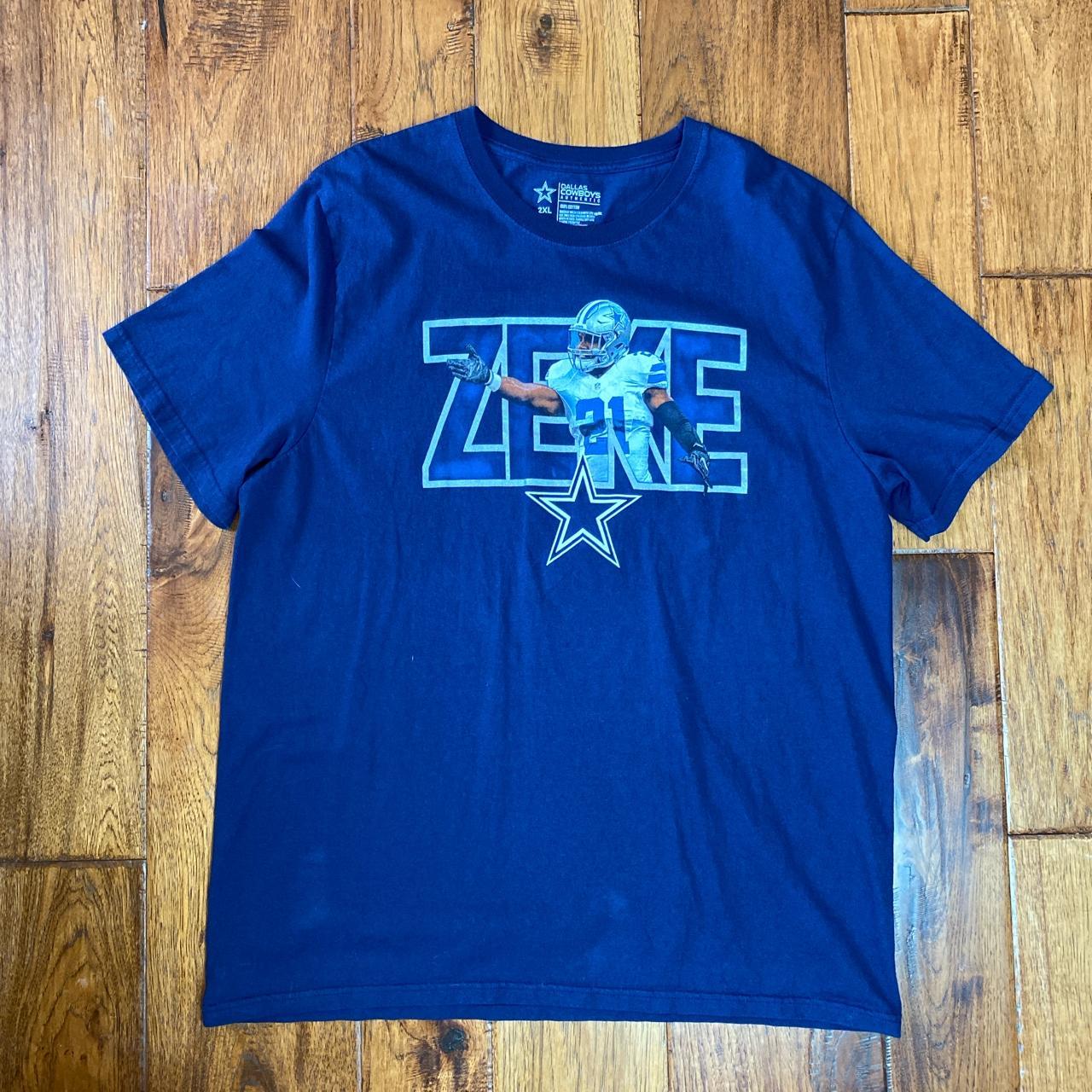 Ezekiel Elliott “Zeke” Dallas Cowboys Tee Pit to - Depop