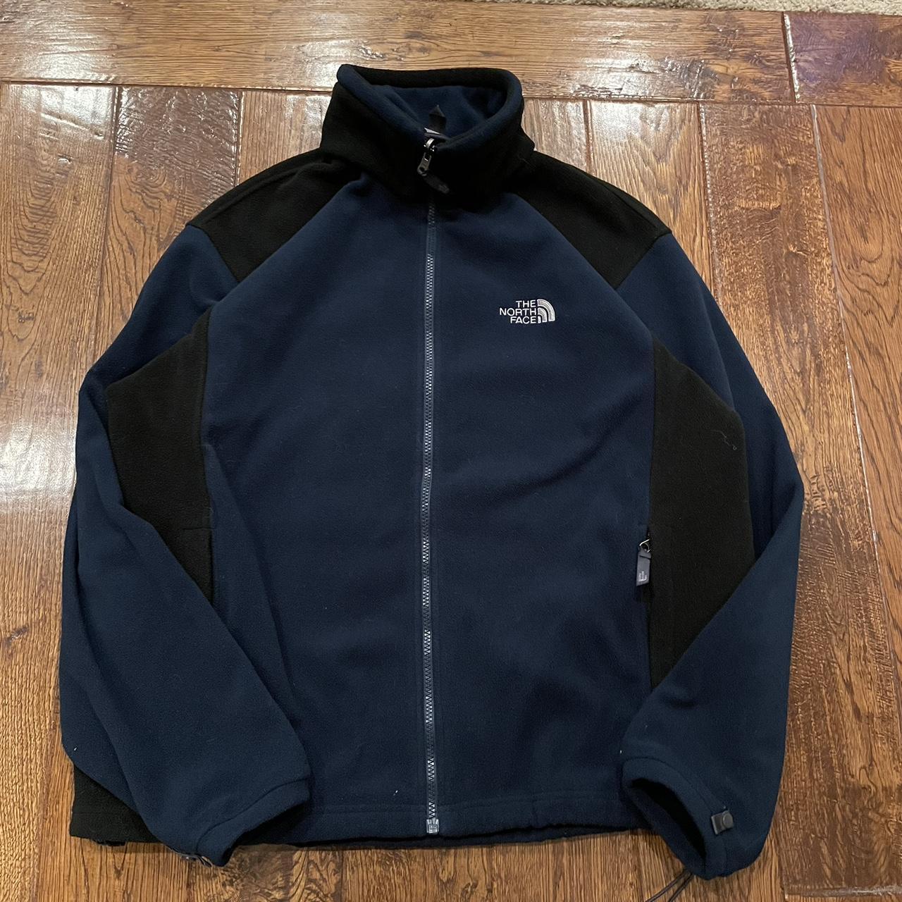 The North Face Men's Navy and Black Jacket | Depop