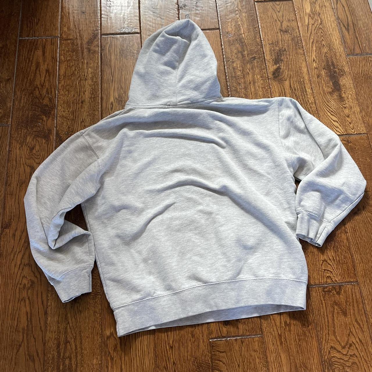 Smith Men's Grey and Black Hoodie | Depop