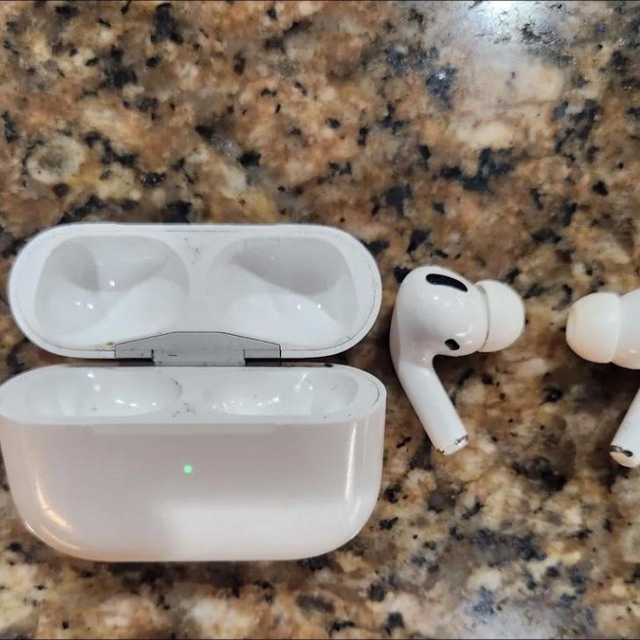 Used AirPod Pro, I have a few on hand just old pairs... Depop