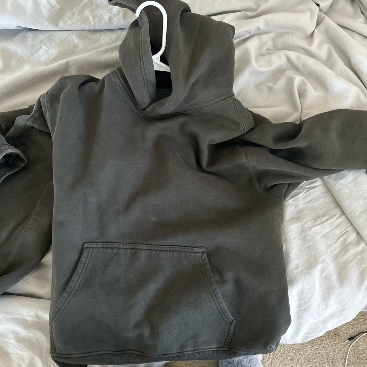 Aritzia dark green TNA cozy fleece sweatsuit - Depop