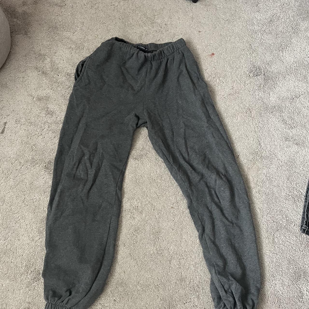 Women's Black and Grey Joggers-tracksuits | Depop