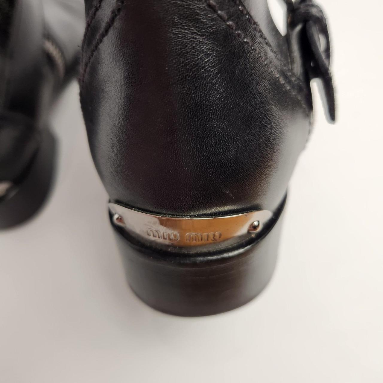 Miu Miu Women's Boots - Black - US 7.5 – Miu Miu … - image 4