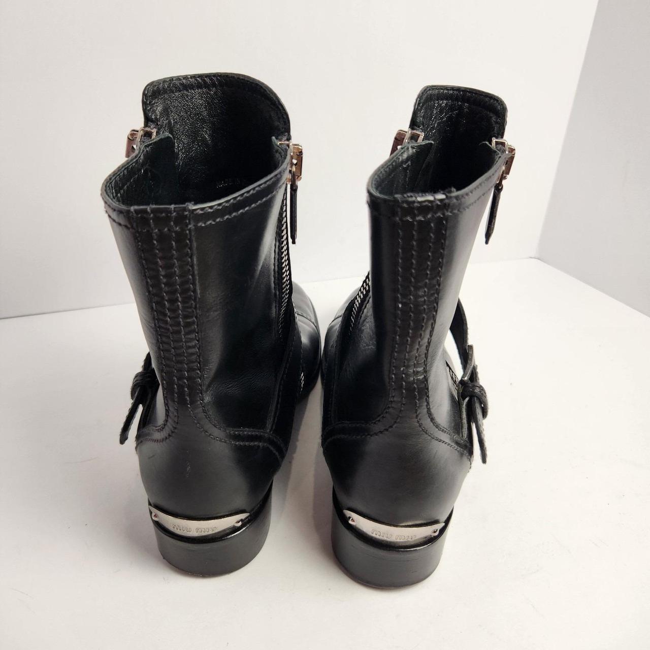 Miu Miu Women's Boots - Black - US 7.5 – Miu Miu … - image 3