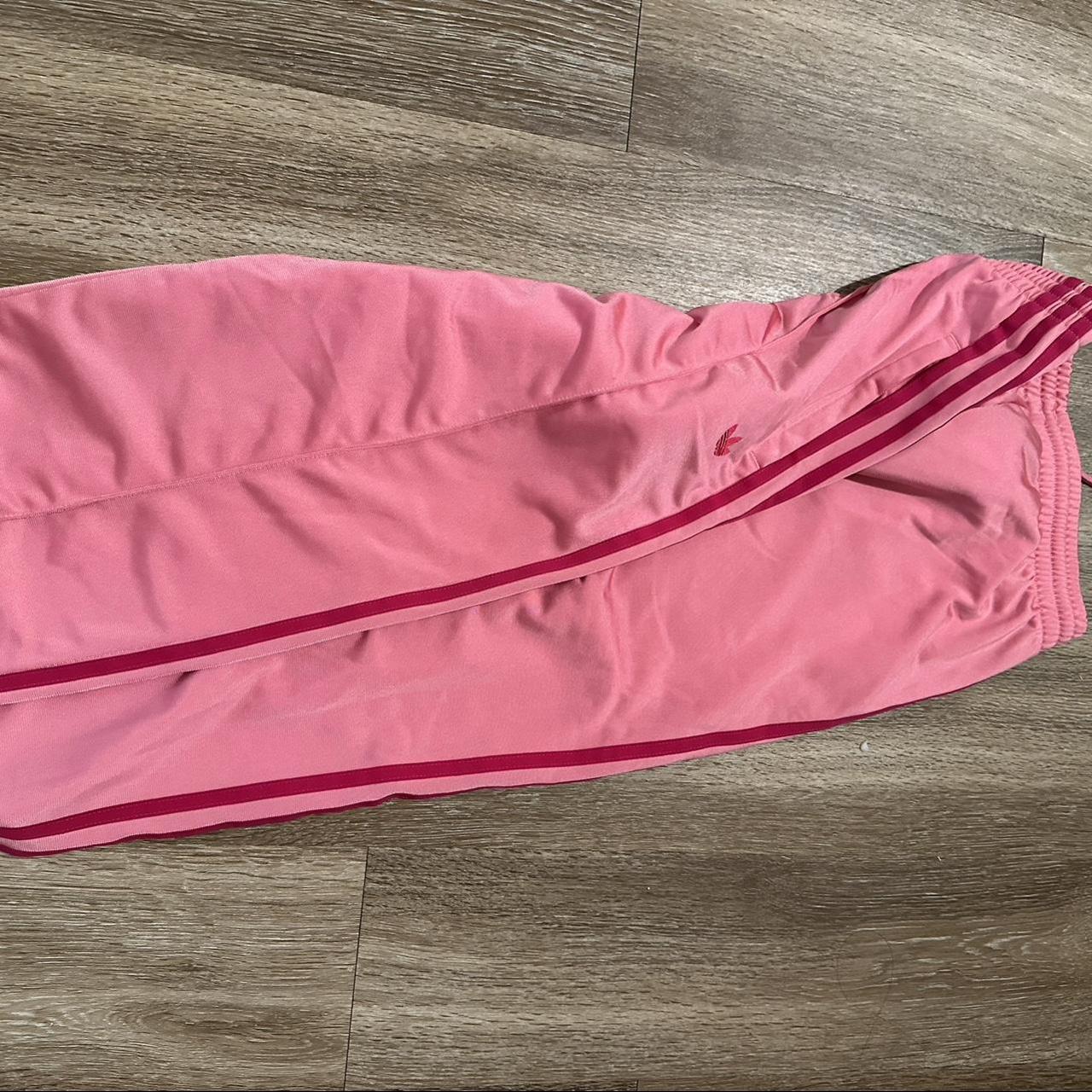 The prettiest double pink adidas track pants. Brand... - Depop