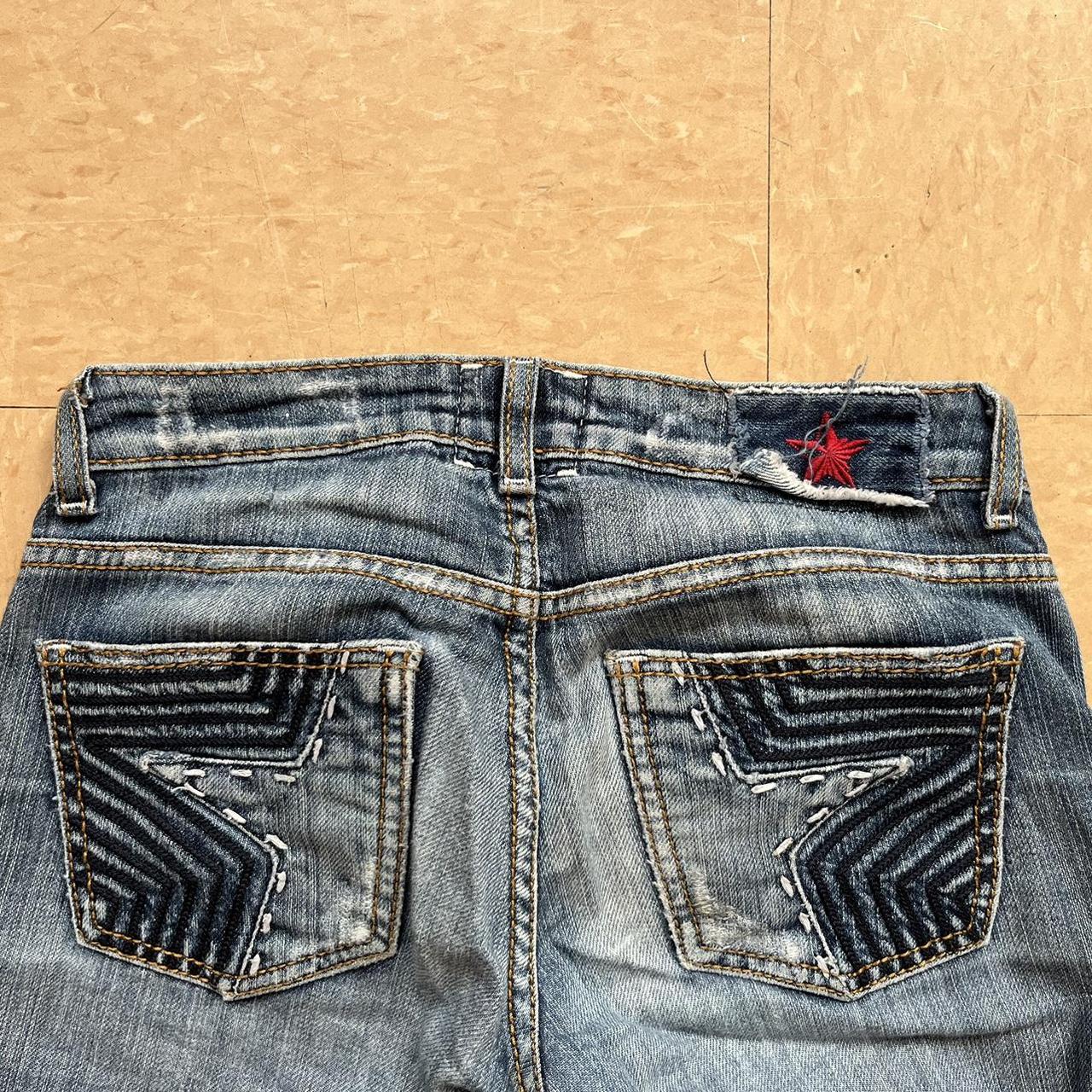 People’s Liberation brand star pocket super low rise... - Depop