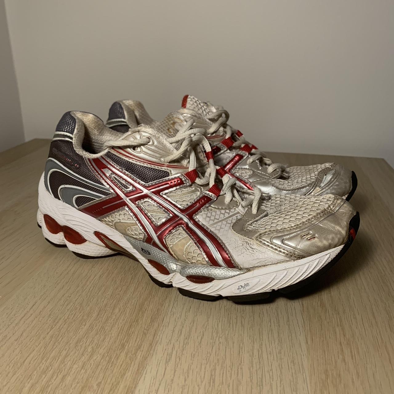 ASICS SPORTSTYLE gel nimbus 11 red white similar. Depop