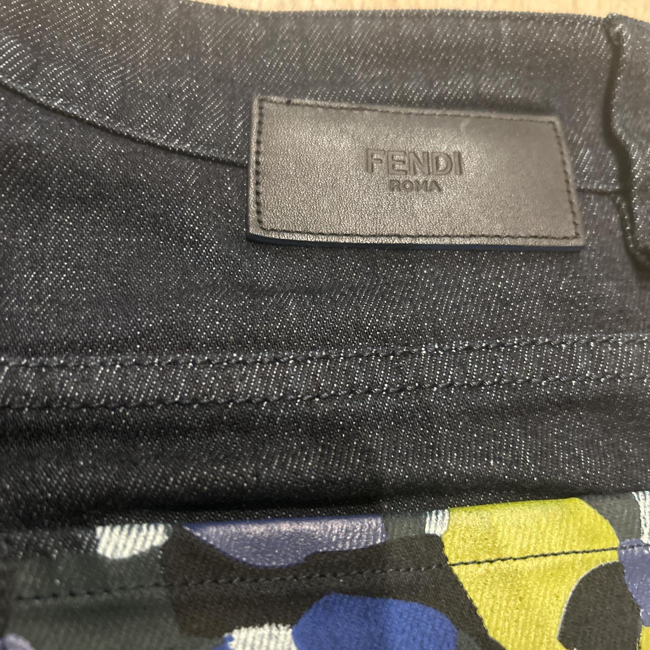 Fendi Men's Jeans - Navy/Black - 29" – Fendi Rona… - image 1