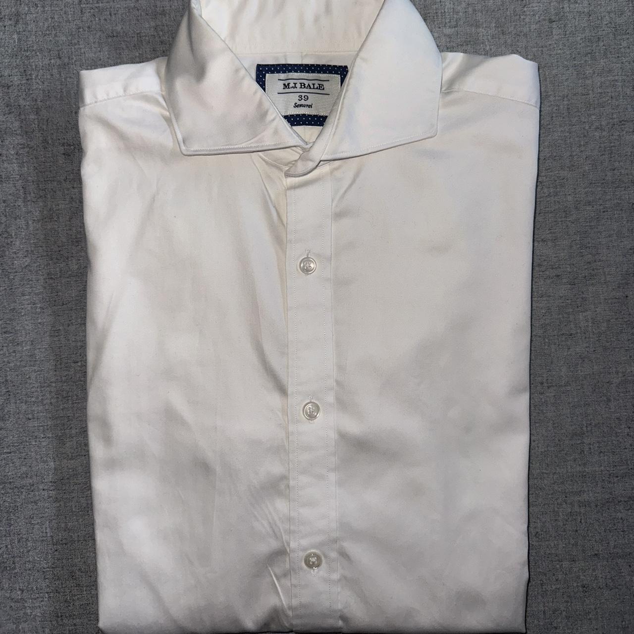 MJ Bale White Dress Shirt - Depop