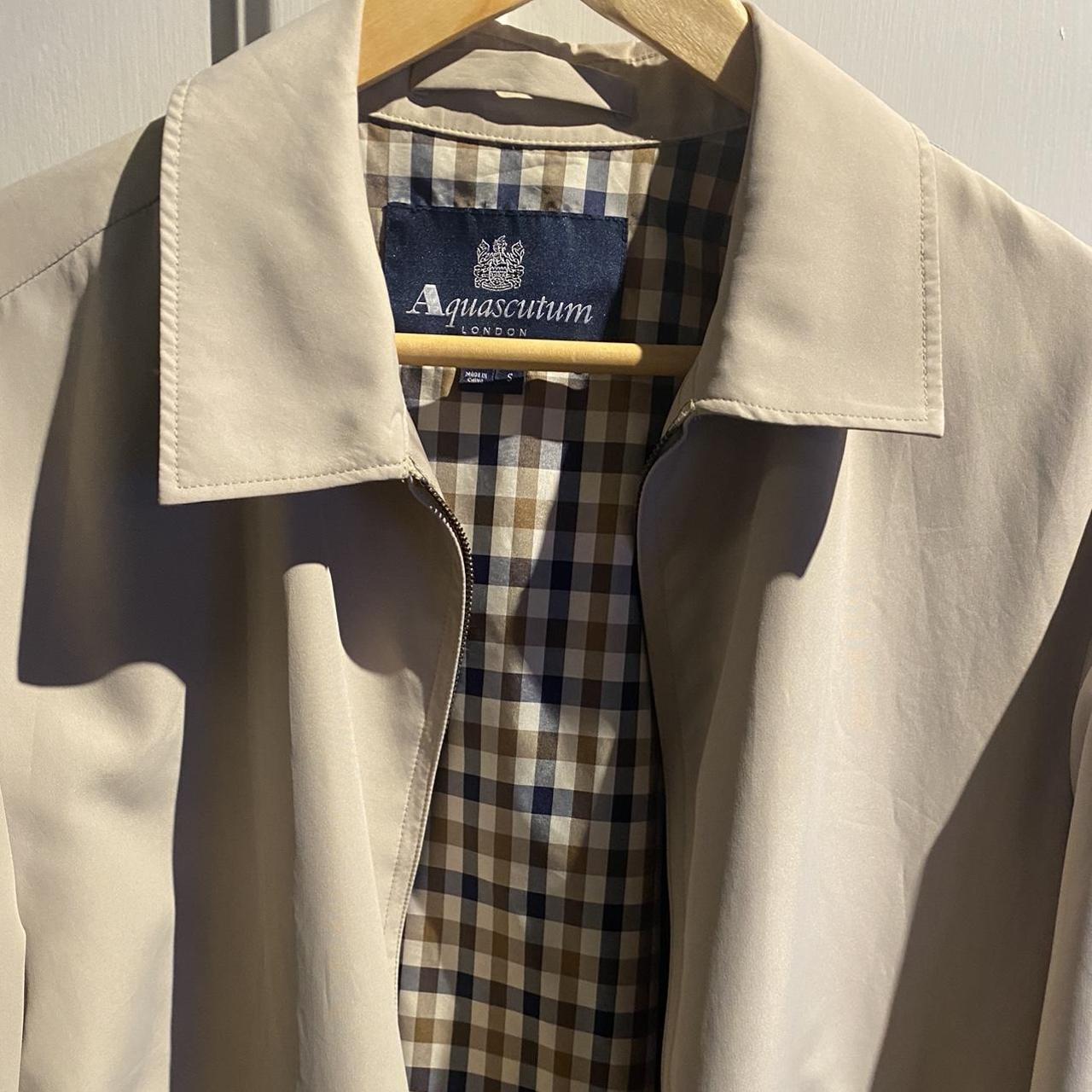 Aquascutum jacket 10/10 condition size s but fits... - Depop