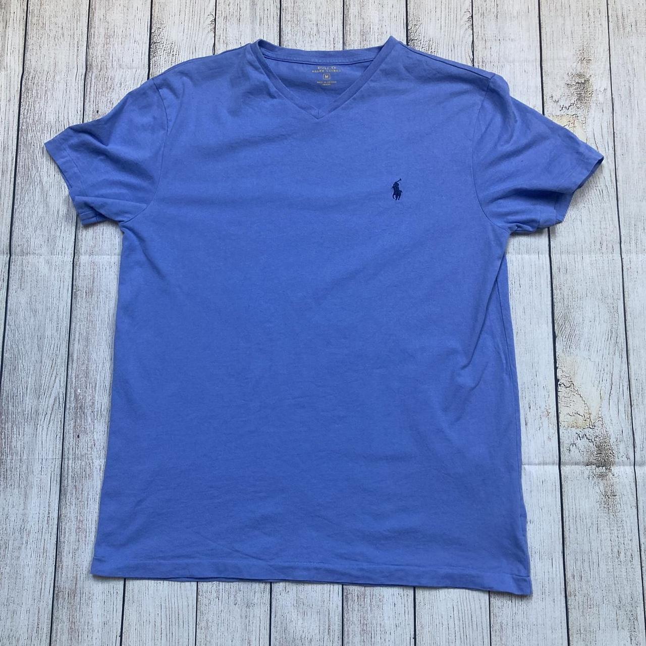 Polo Ralph Lauren Men's Blue T-shirt | Depop