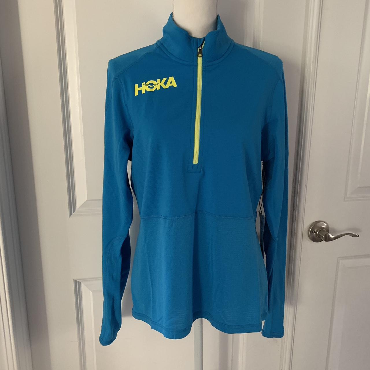 HOKA One One 1/2 Zip Midlayer. Size L. MSRP $96.... - Depop