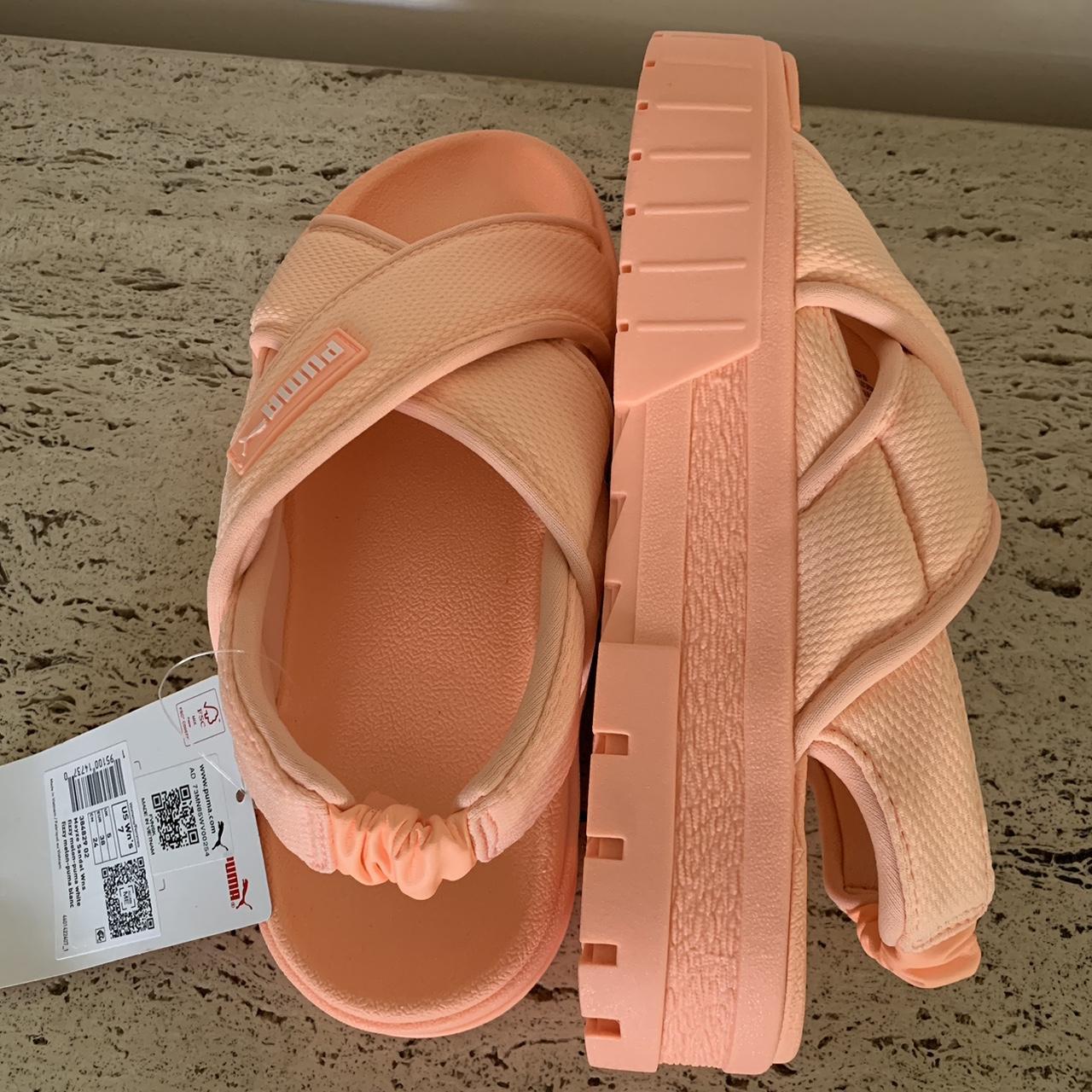 Puma sandals hot sale women orange