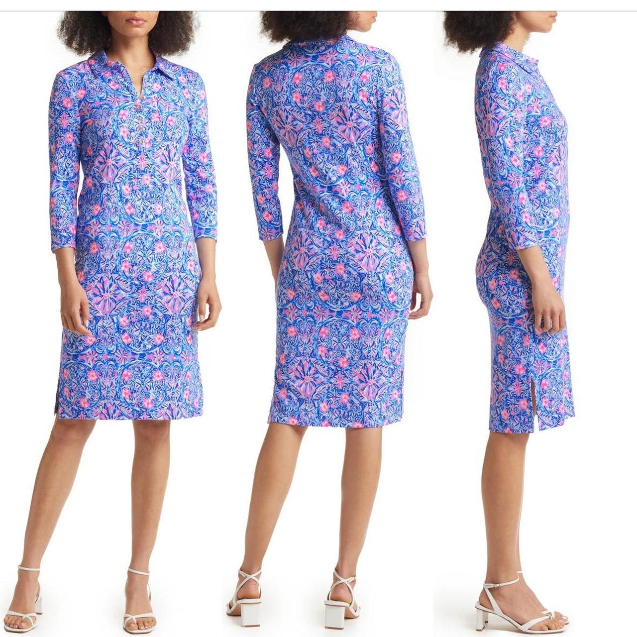 NWT - Lilly Pulitzer Reema Knee Length Polo Dress - sold Size Medium