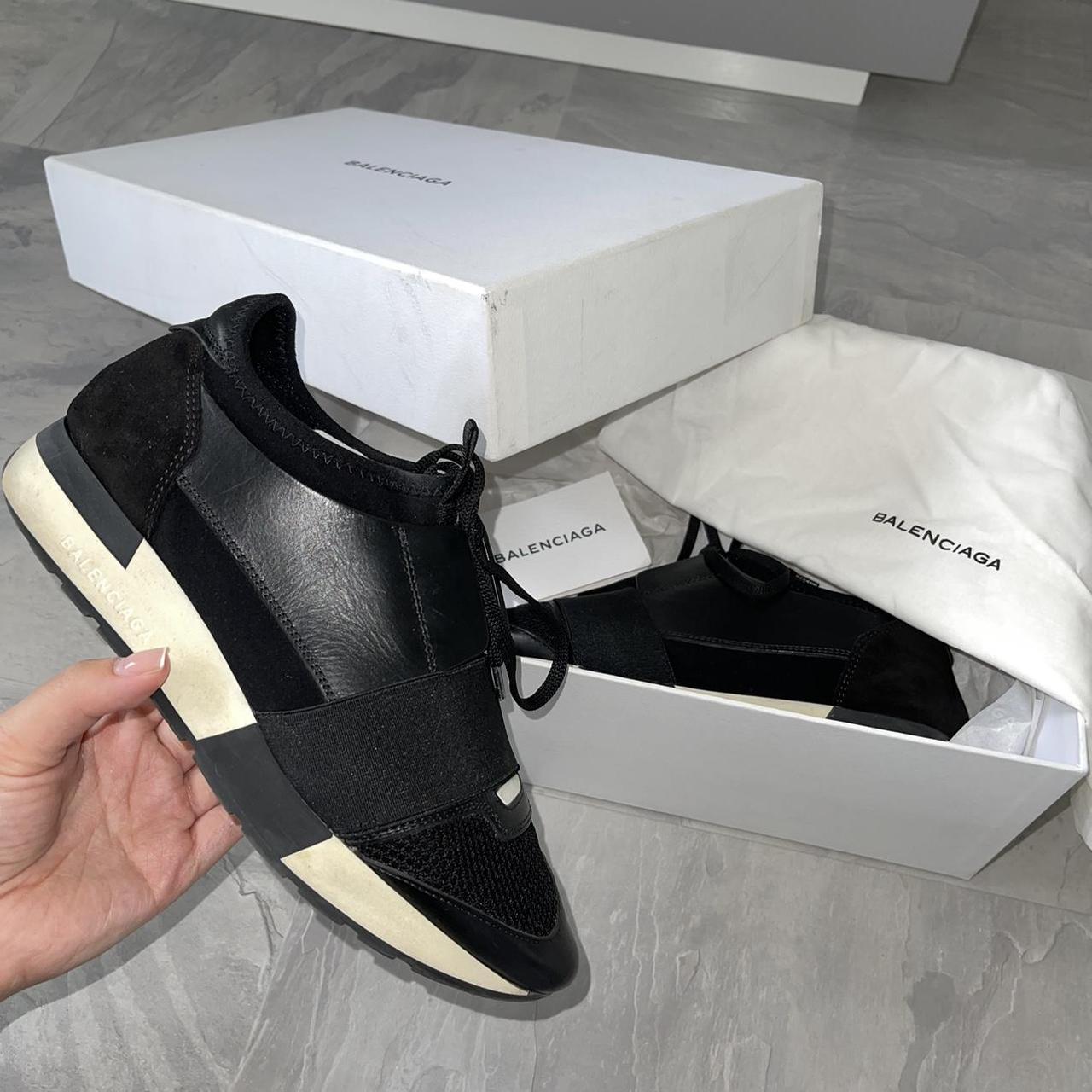 BALENCIAGA | RACE RUNNERS - SIZE 4 - Authentic -... - Depop