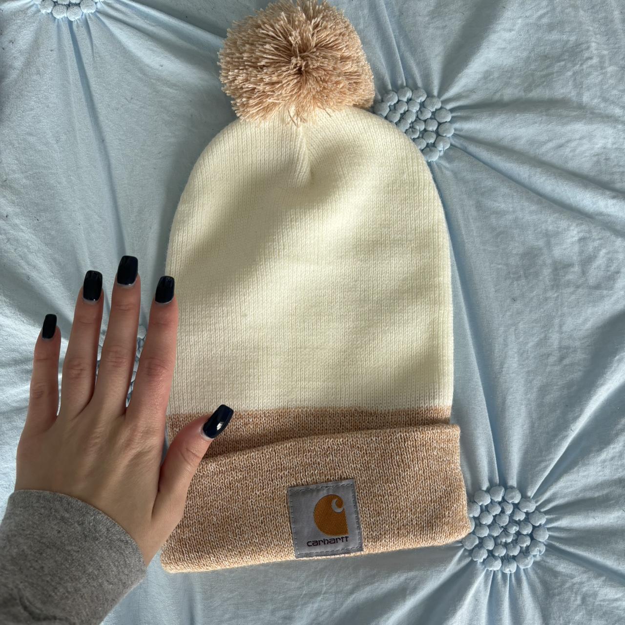 Carhartt Knit Pom-Pom Beanie for Women in Brown