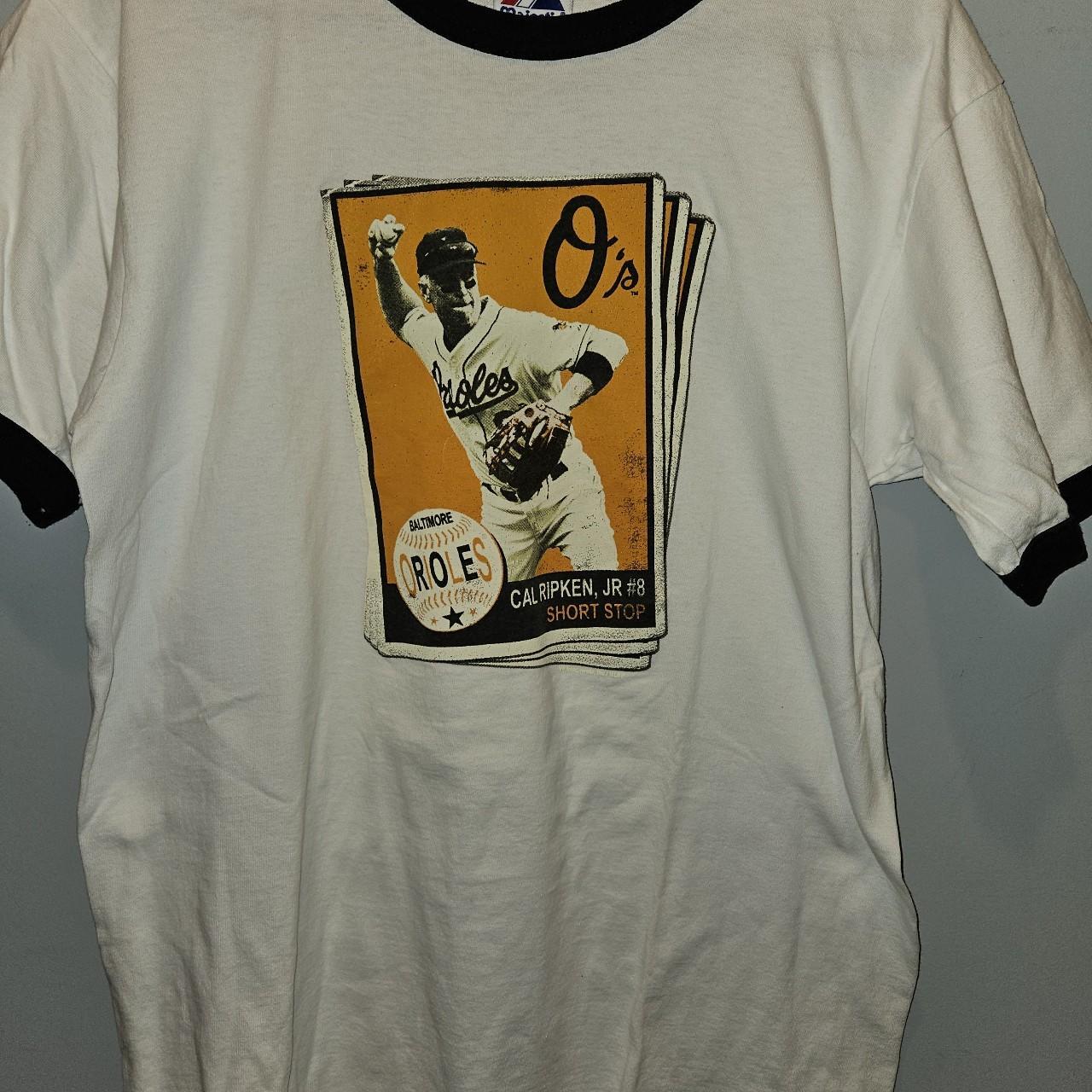 Majestic Baltimore Orioles Shirt Mens Small White - Depop