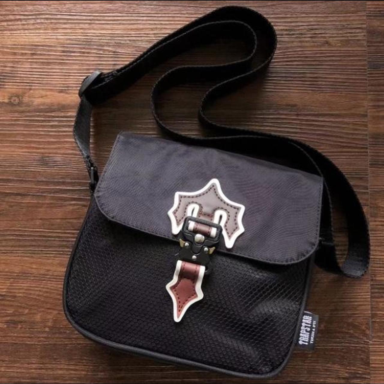 Trapstar messenger bag 1.0 black/red gradient Depop