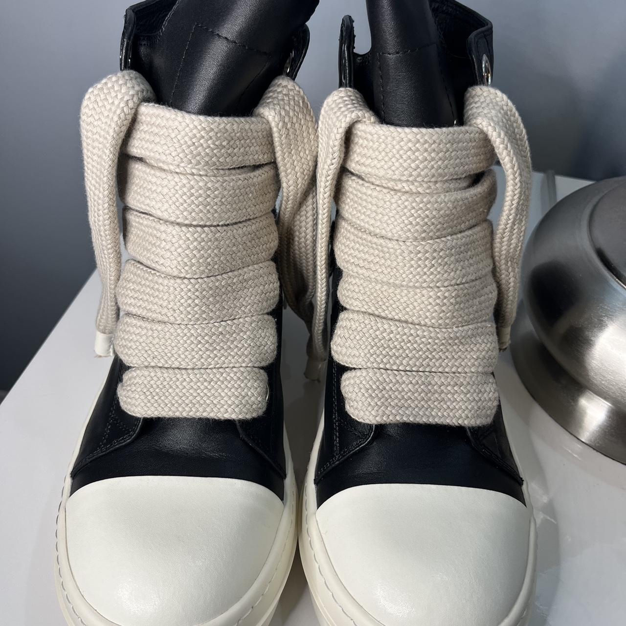 Rick Owens, thick, laced shoe Condition: worn a... - Depop