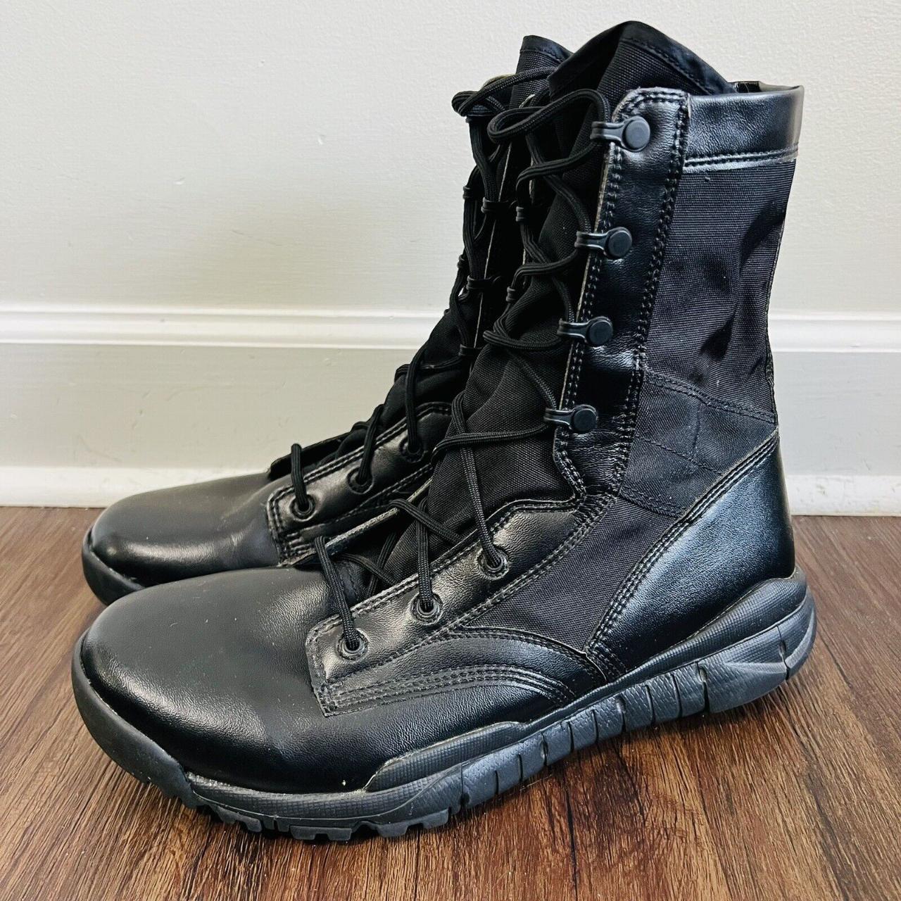 Nike Black Combat Field Boots Tactical Special... - Depop