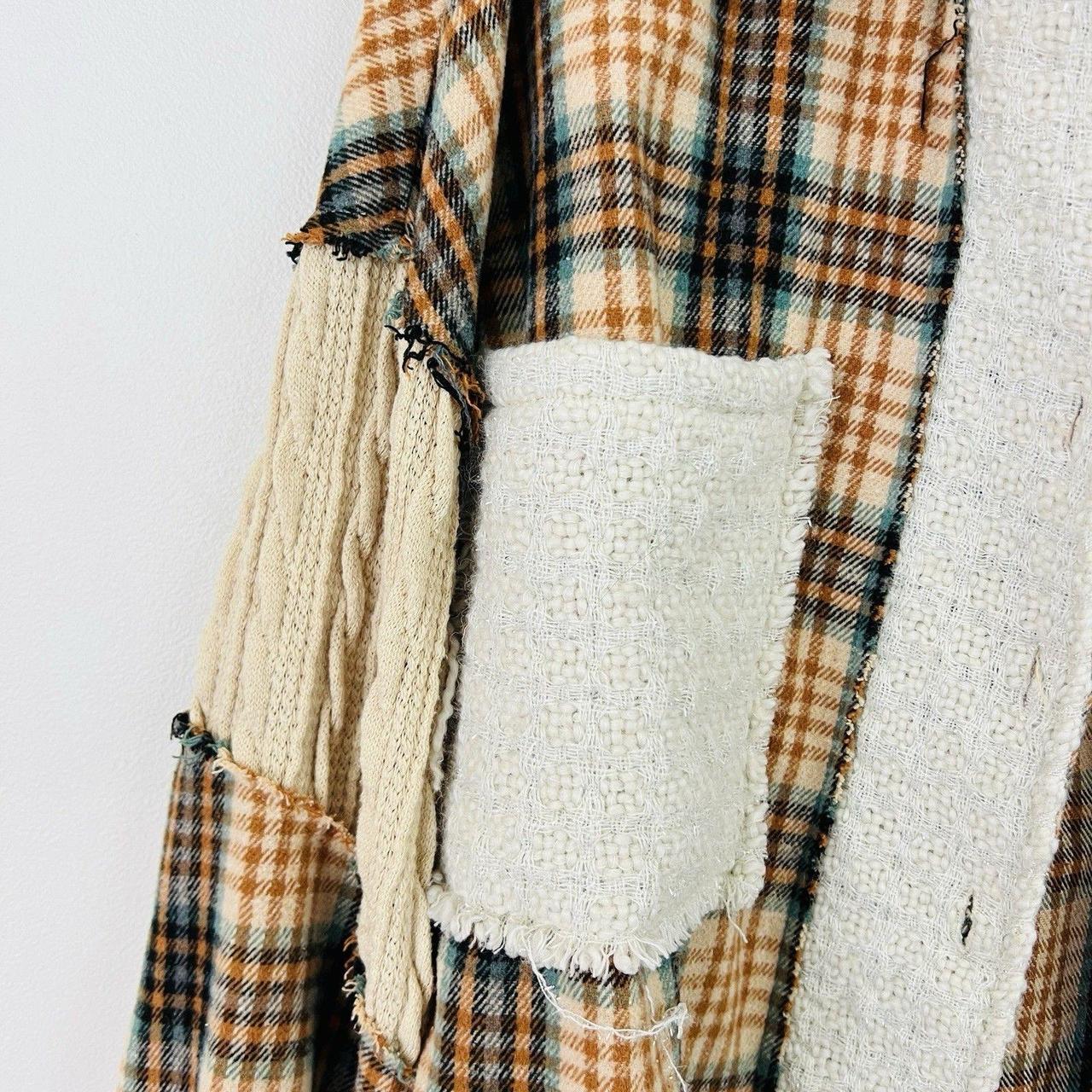 Women's Jacket - Brown - M – POL Mixed Patchwork … - image 7