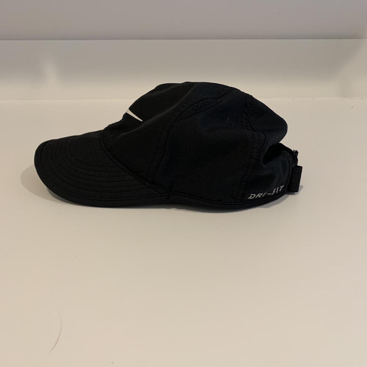 Nike Men's Black and White Hat Depop