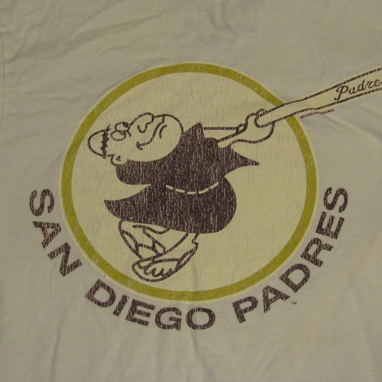 Mitchell & Ness : Under The Lights San Diego Padres Tee - Cream