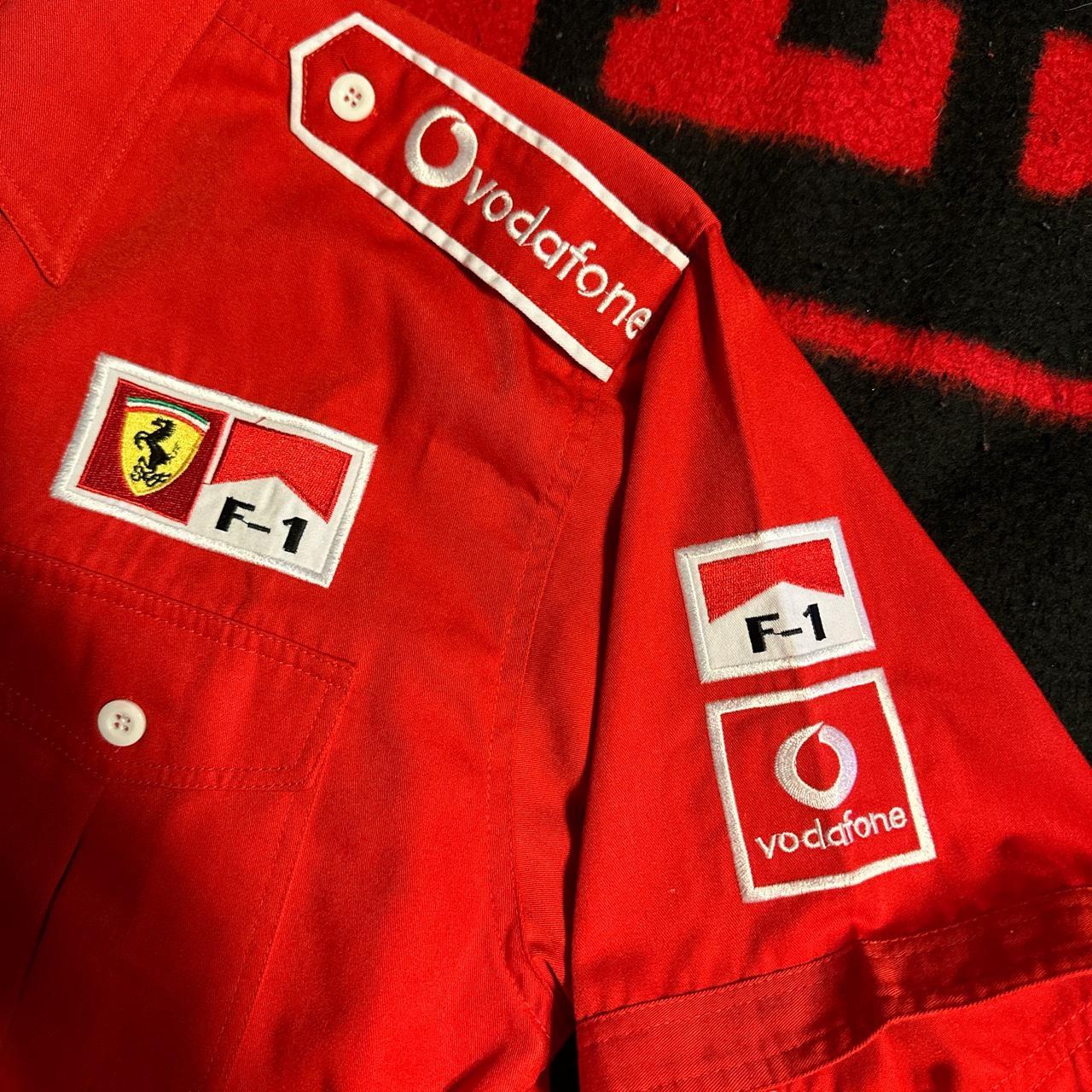 Ferrari Men's Red and White Polo-shirts (3)