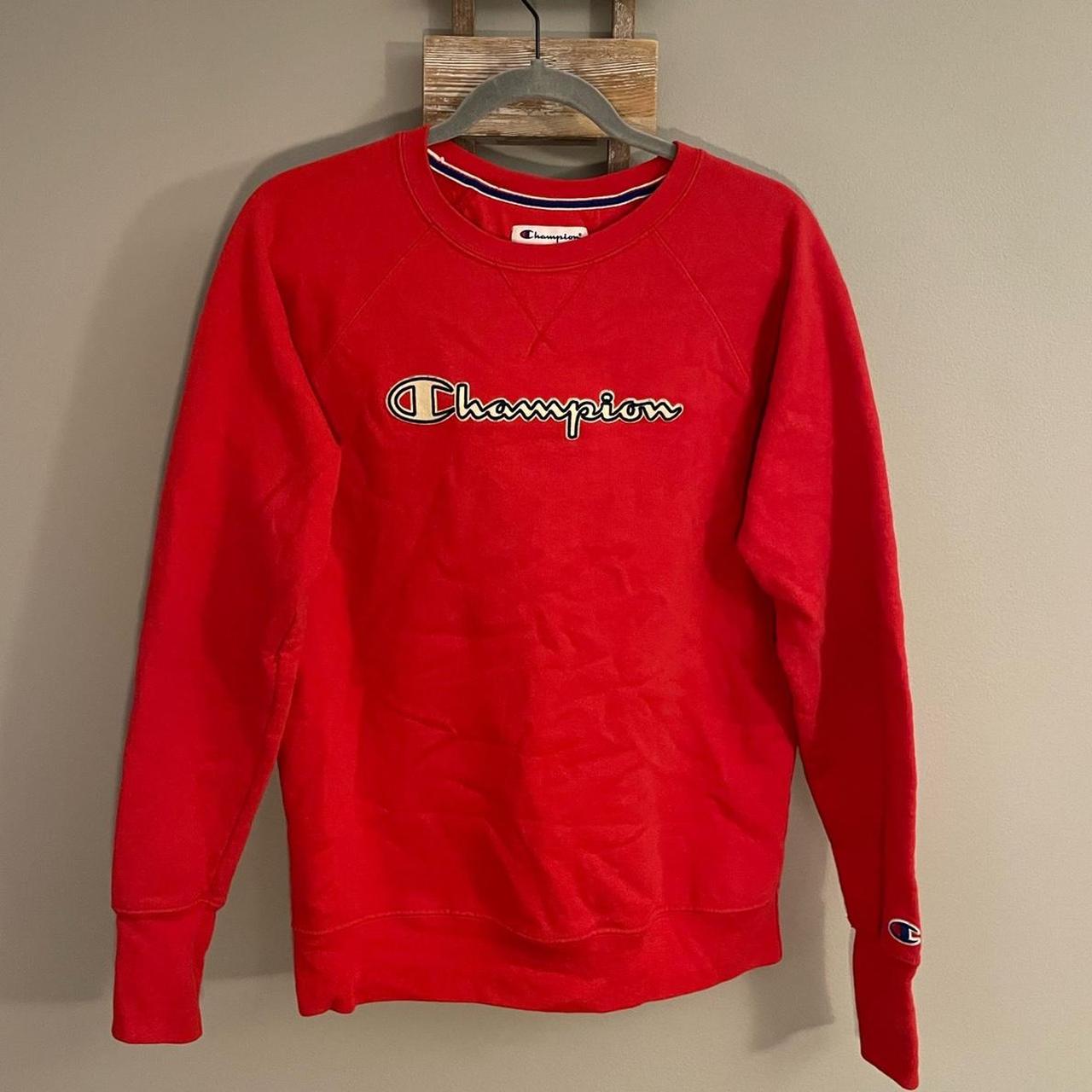 Vintage Champion sweater 🦺 Real thrifted vintage... - Depop