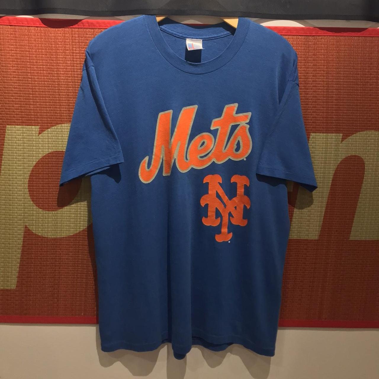 80s Vintage New York Mets Mlb Baseball Garan Jersey T-shirt 