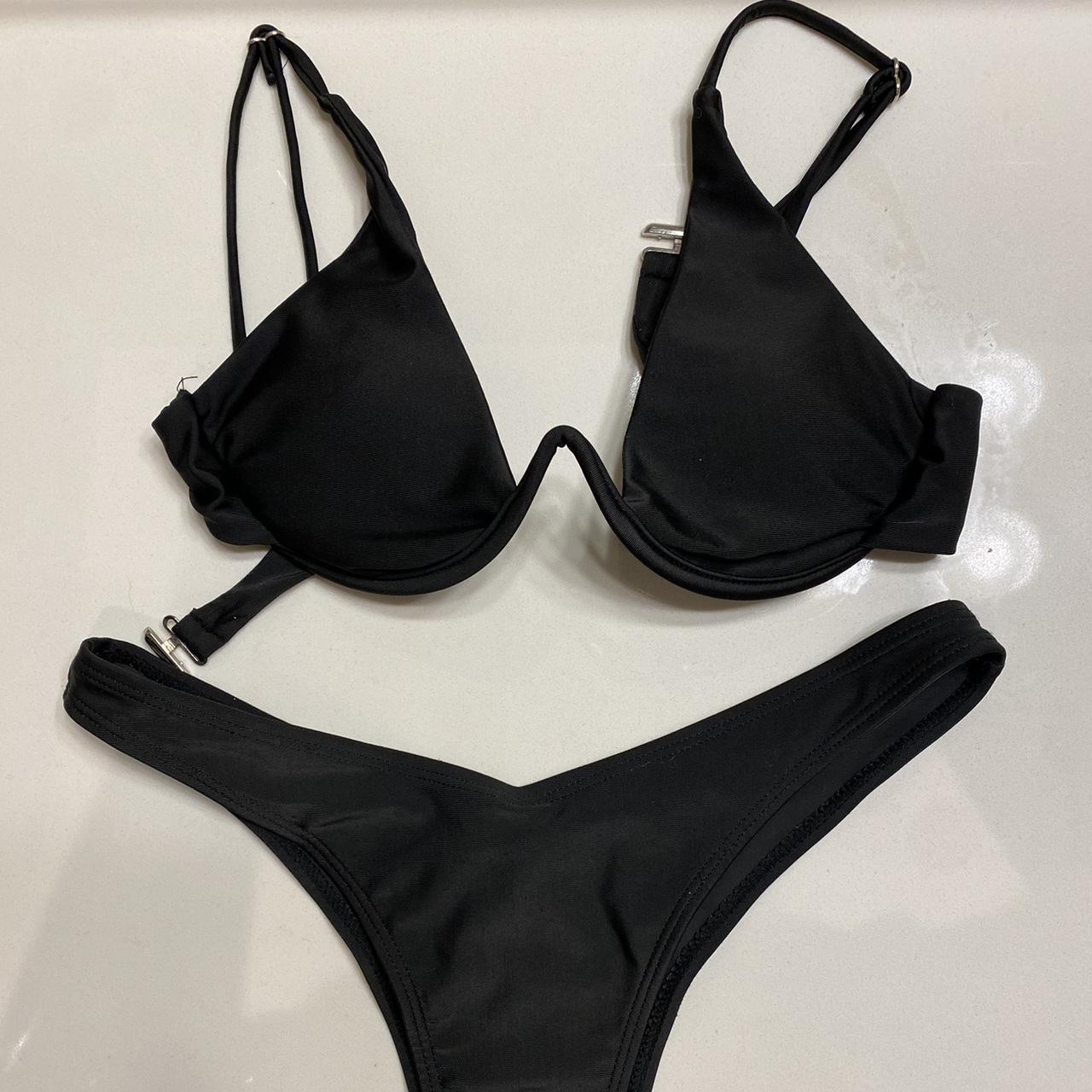 ASOS Women's Black Bikinisandtankinisets Depop