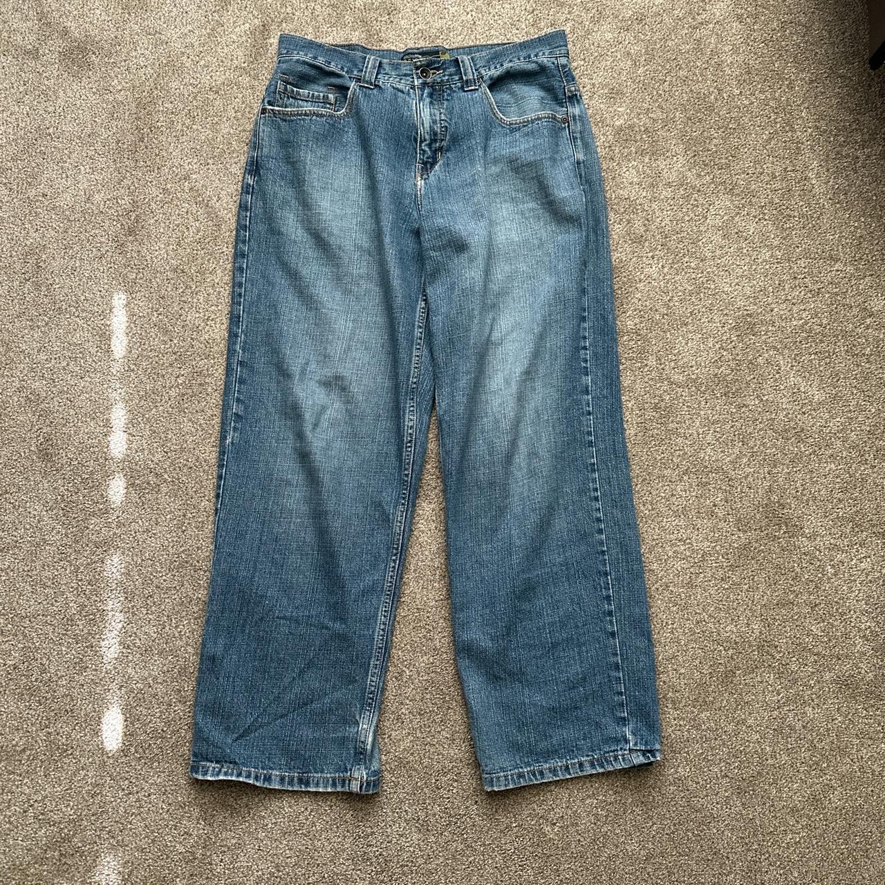 Anchor Blue Men's Blue Jeans | Depop