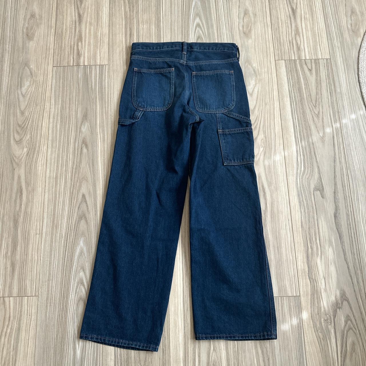 Gap carpenter jeans. Baggy and relaxed fit. Size 16... - Depop